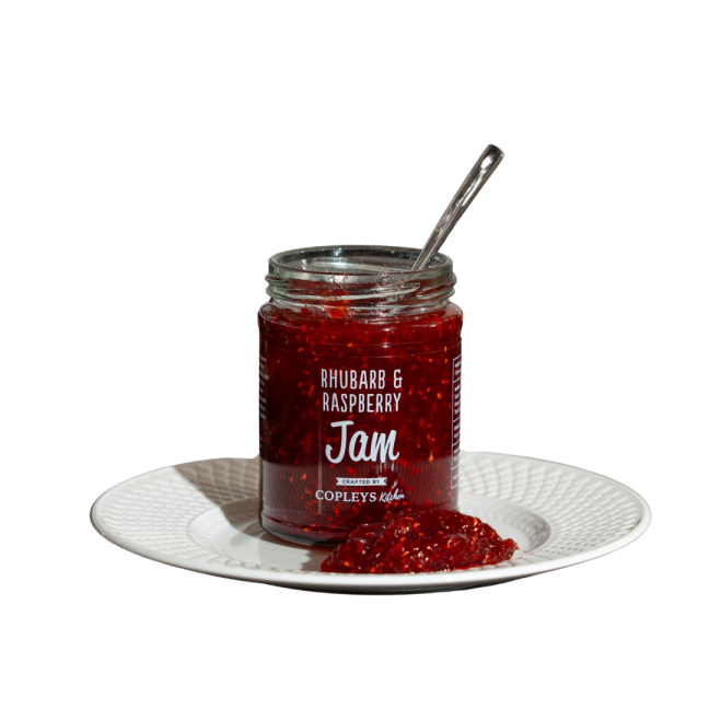 Rhubarb & Raspberry Jam - Product - Guild of Fine Food